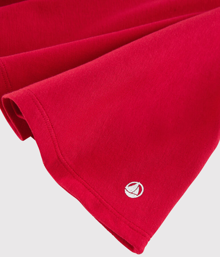 Falda de punto de ni&ntilde;a rojo