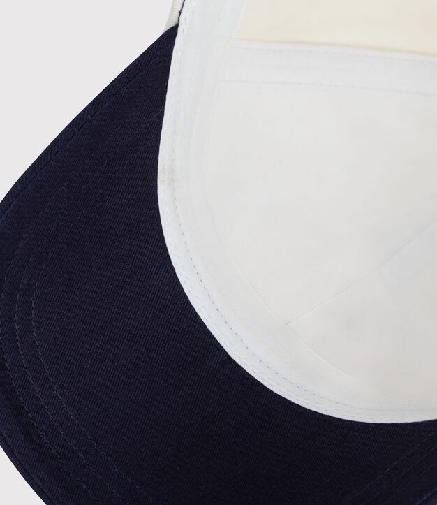 Sombrero infantil de algod&oacute;n azul/azul