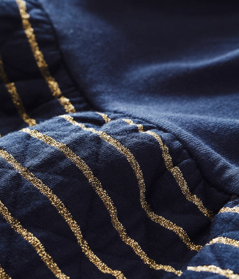 Vestidobi-materiamarinero para beb&eacute; ni&ntilde;a azul/amarillo