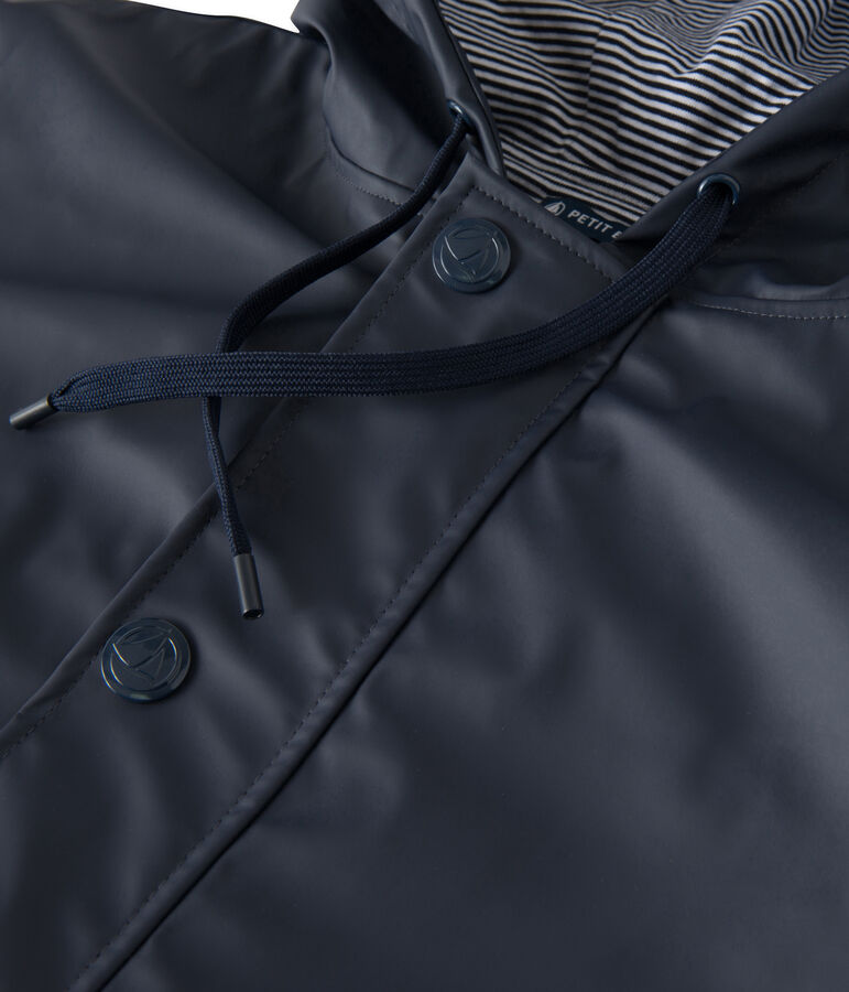 Chubasquero ic&oacute;nico unisex azul