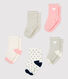 Juego de 5 pares de calcetines.
