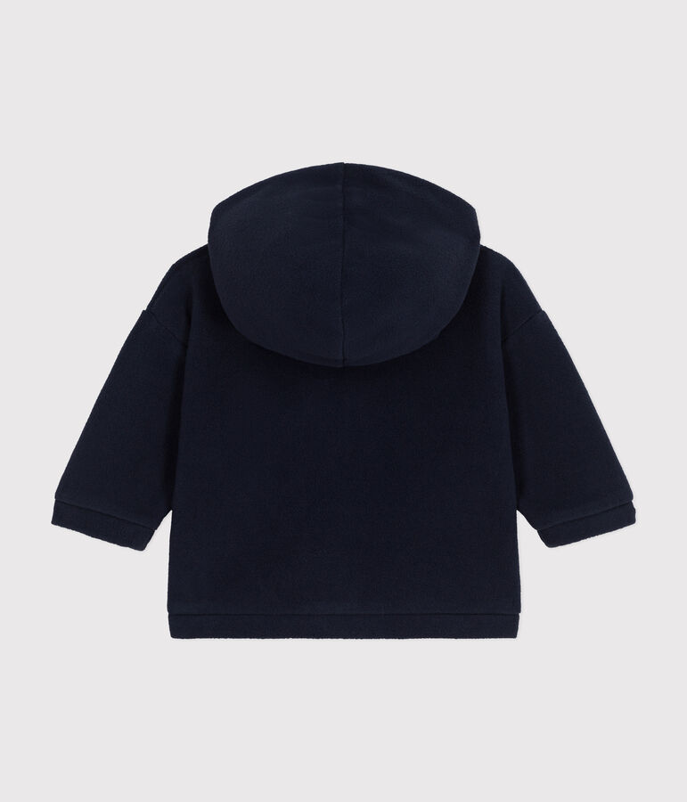 Sudadera de tejido polar para beb&eacute; azul