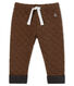Pantalón de tela túbica de pata de gallo para bebé niño