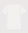 Camiseta infantil de manga corta de algodón blanco ECUME/blanco MULTICO