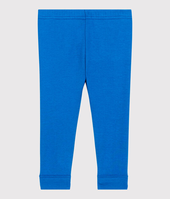 Leggings de algodón de bebé. azul RUISSEAU