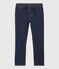 Pantalón de corte normal de tejido vaquero oscuro de niño azul DENIM BLEU FONCE