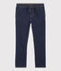 Pantalón de corte normal de tejido vaquero oscuro de niño