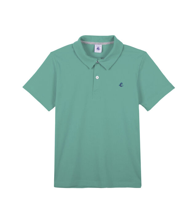 Polo infantil para ni&ntilde;o verde