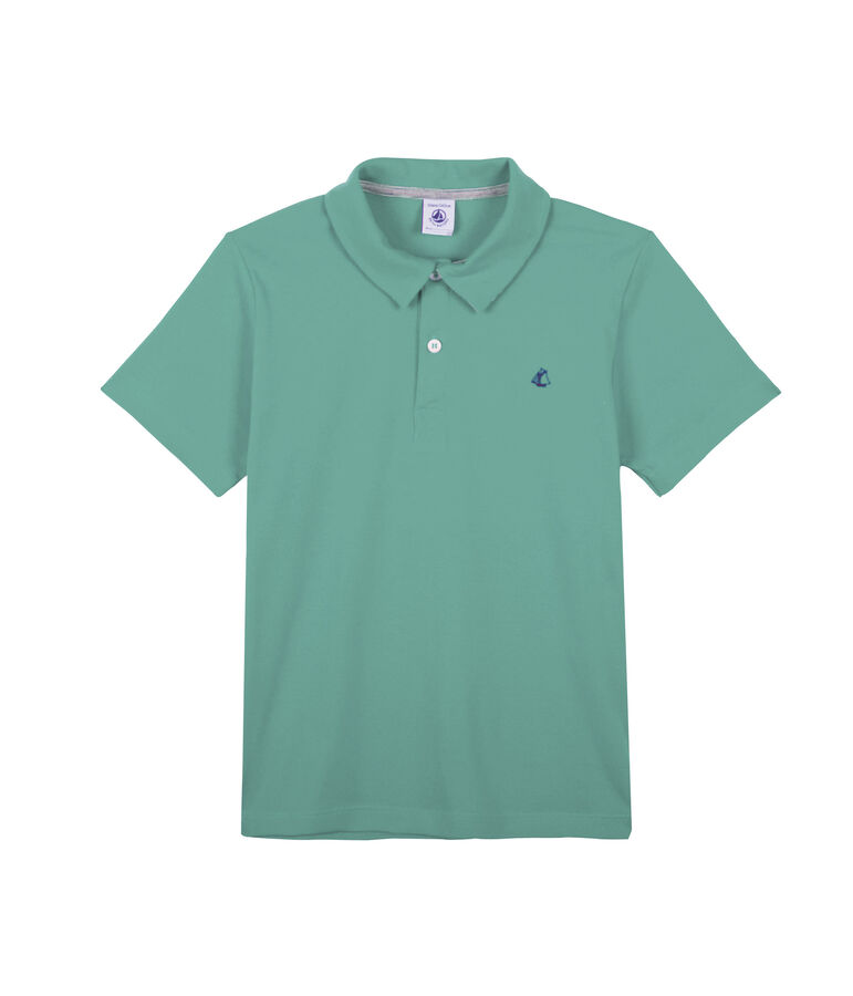 Polo infantil para ni&ntilde;o verde