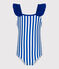 Bañador infantil a rayas azul SURF/blanco MARSHMALLOW