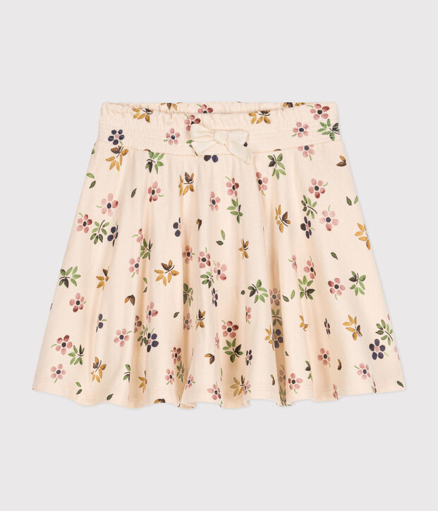 Falda de t&uacute;bico para ni&ntilde;a crudo/multicolor