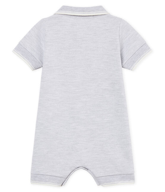 Mono corto polo para bebé niño gris POUSSIERE CHINE