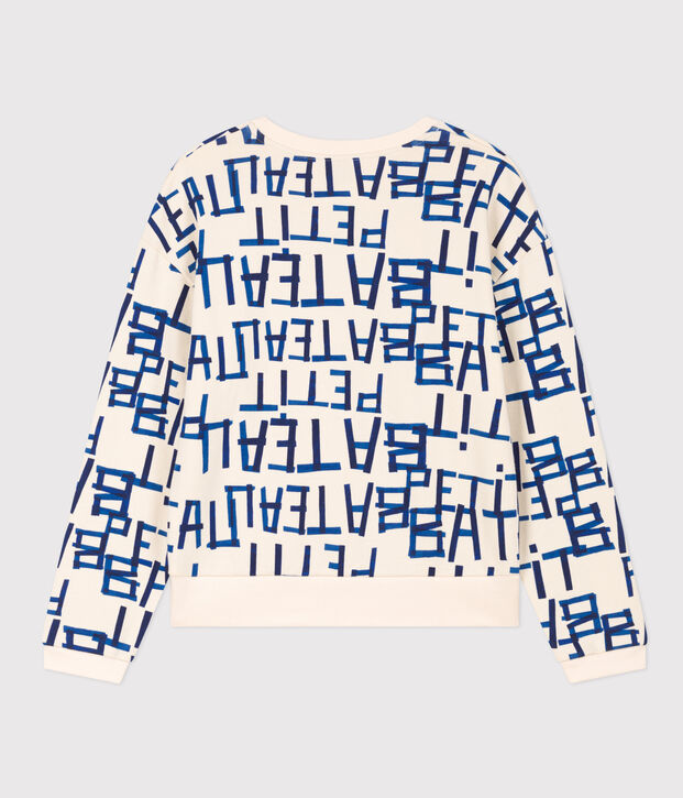 Sudadera de felpa para mujer crudo/multicolor