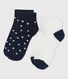 Juego de 2 pares de calcetines para niña