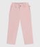 Pantalón infantil liso de pana rosa JOLI