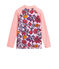 Camiseta anti-UV UPF 50+ ecorresponsable para niña rosa PATIENCE/blanco MULTICO