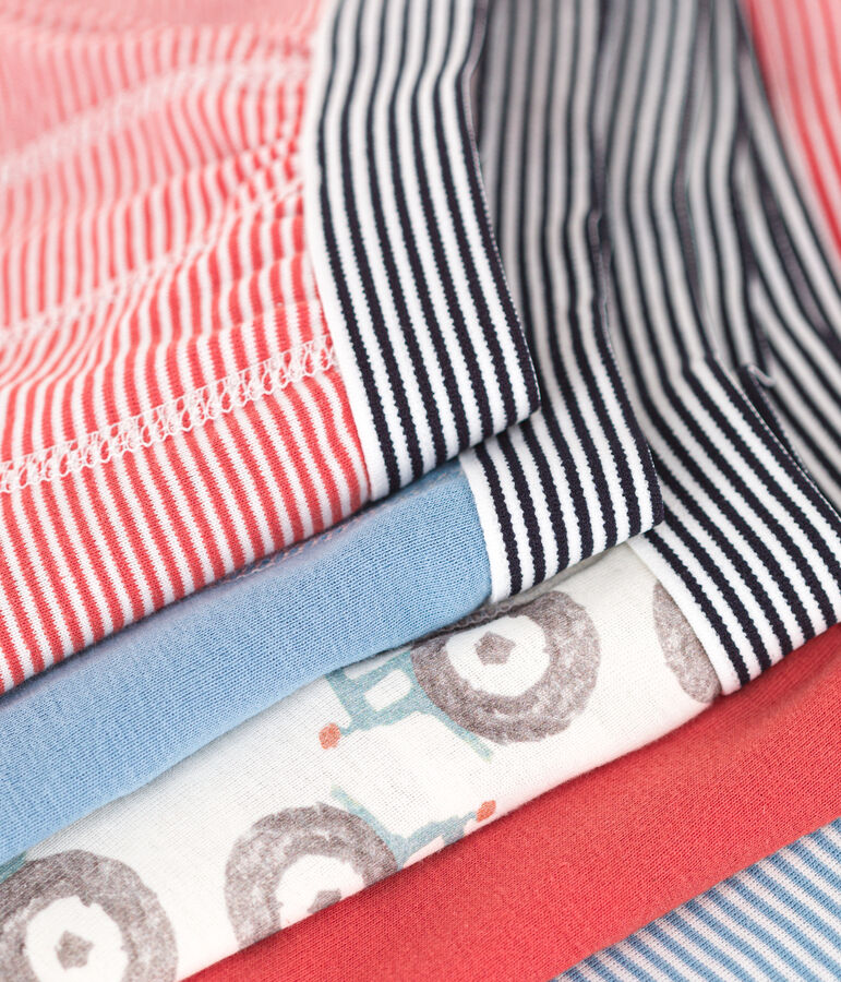 Juego de 5 b&oacute;xers de algod&oacute;n tractor para ni&ntilde;o multicolor