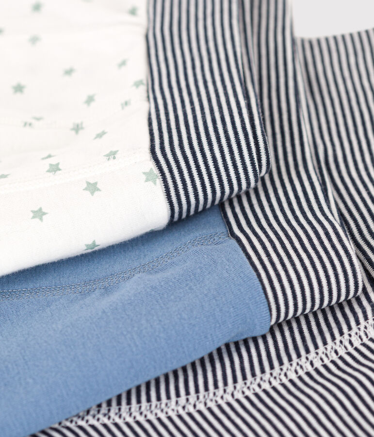 Juego de 3 b&oacute;xeres infantiles con estrella de algod&oacute;n multicolor