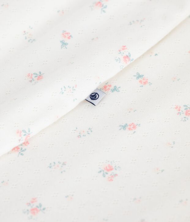 Saco de algod&oacute;n con flores para beb&eacute; TOG 0,5 blanco/multicolor