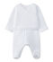 Pijama bebé mixto en túbico acolchado blanco ECUME