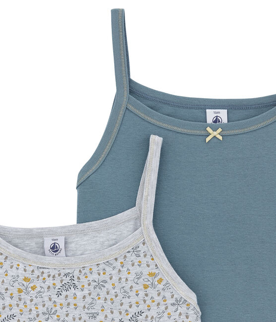 Pack de 2 camisetas de tirantes para niña variante 1