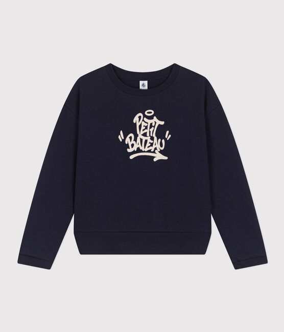 Sudadera de felpa para mujer azul SMOKING