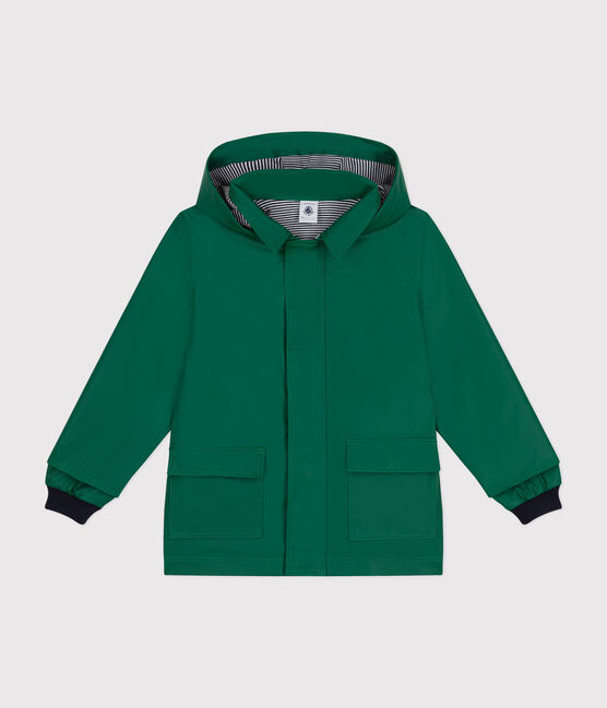 Impermeable emblemático reciclado para niña/niño verde JARDIN