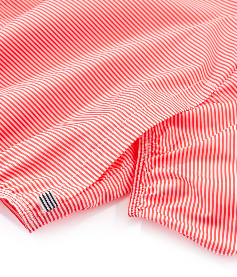 Cortavientos corto unisex rosa GROSEILLER/blanco MARSHMALLOW