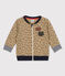 Chaqueta de béisbol de muletón de bebé. beige JERRYCAN/ MULTICO