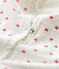 Pelele de tejido túbico para bebé niña blanco MARSHMALLOW/rojo TERKUIT