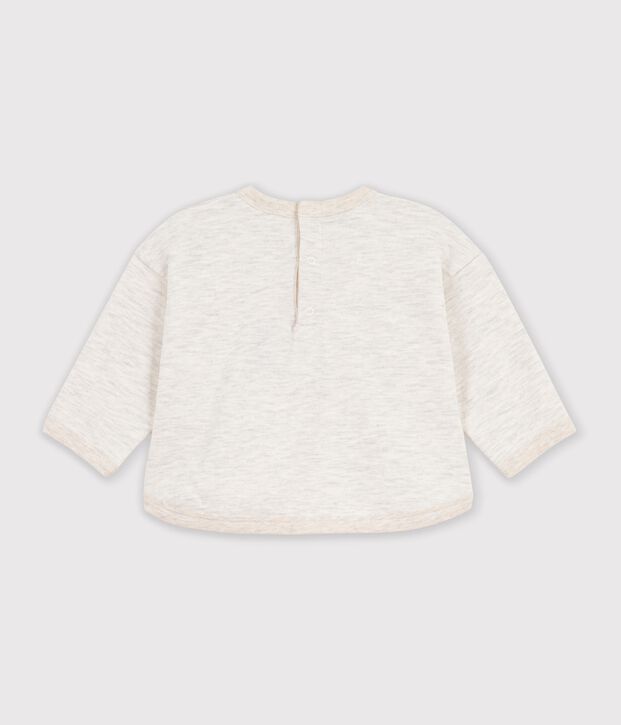 Sudadera lisa de algod&oacute;n con estampado de barco para beb&eacute; MONTELIMAR CHINE