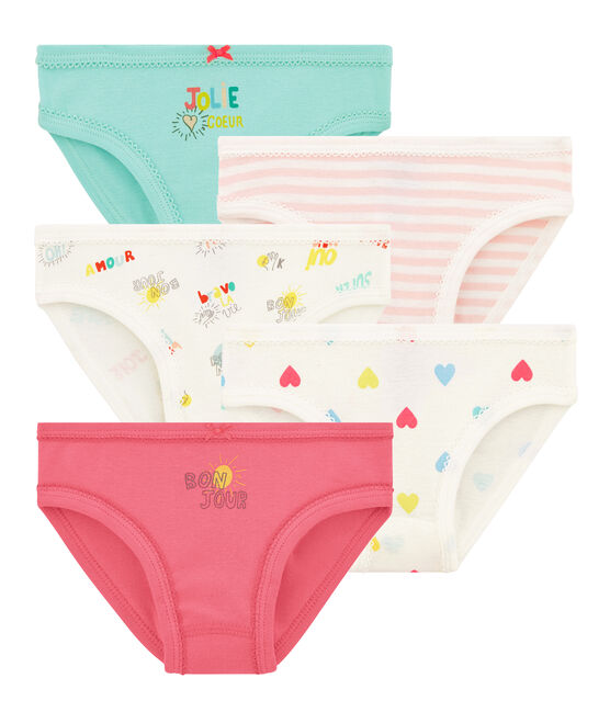 Juego de 5 braguitas para niña variante 1
