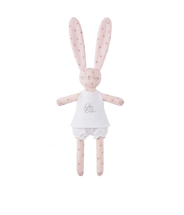 Doudou conejito estampado rosa/multicolor