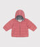 Abrigo con forro polar de bebé rosa ROSEWOOD