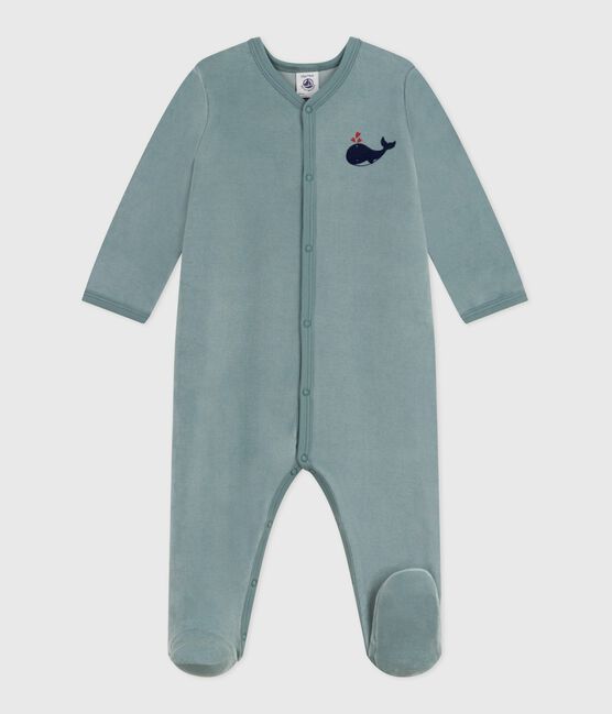 Pijama de terciopelo liso para bebé GOBELIN