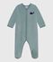Pijama de terciopelo liso para bebé GOBELIN