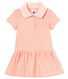 Vestido body manga corta para bebé niña