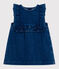 Vestido denim ligero sin mangas para bebé azul DENIM MOYEN