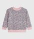 Sudadera infantil de algodón con estampado