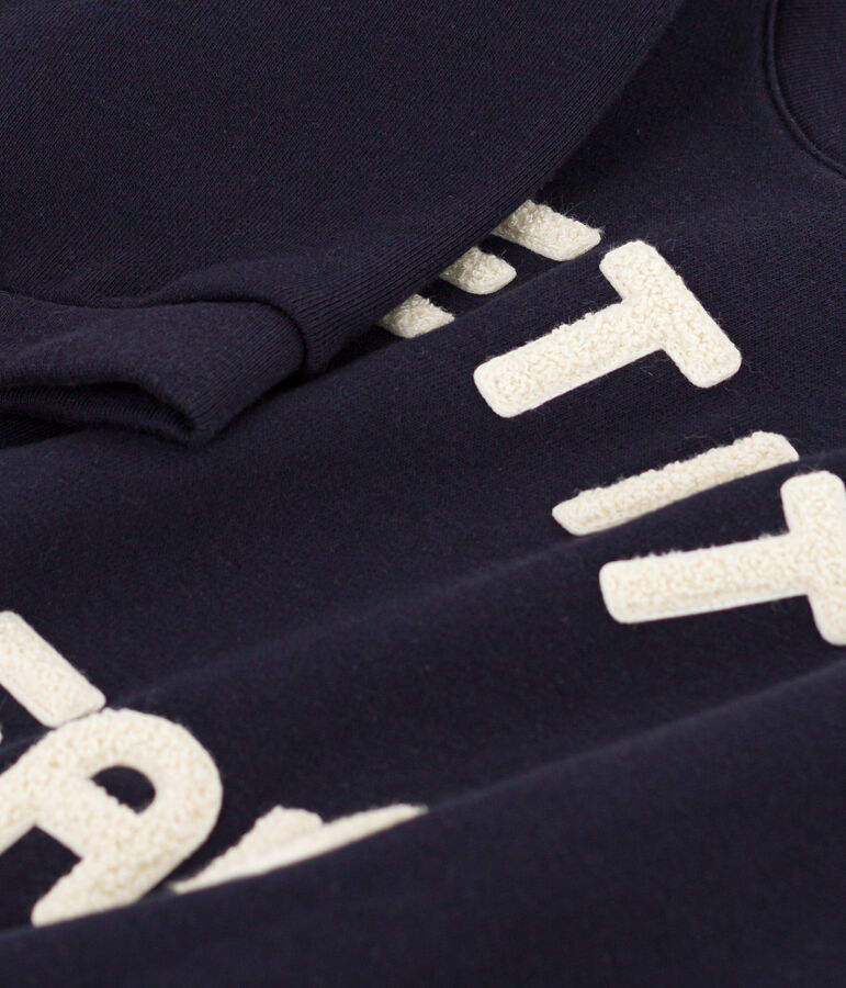 Sudadera de mulet&oacute;n para mujer azul