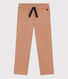 Pantalón de corte normal de sarga de algodón de niño
