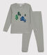 Pijama de algodón a rayas para niño/niña