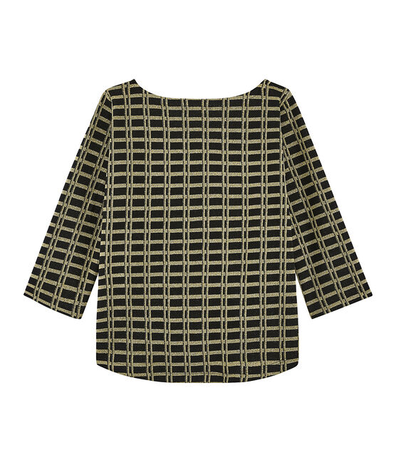 Marinera de cuadros para mujer negro NOIR/amarillo OR