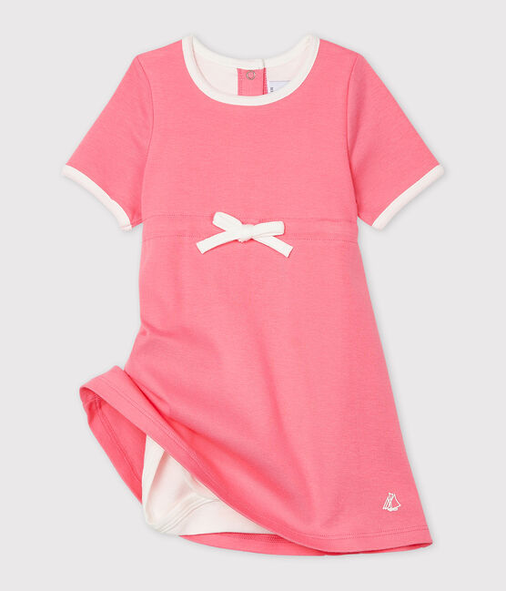 Vestido-bodi de manga corta para bebé niña rosa CUPCAKE