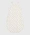 Saco de terciopelo para bebé con estampado de leopardo TOG 3 blanco MARSHMALLOW/blanco MULTICO