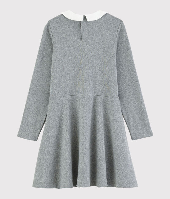 Vestido de manga larga infantil para niña gris SUBWAY CHINE