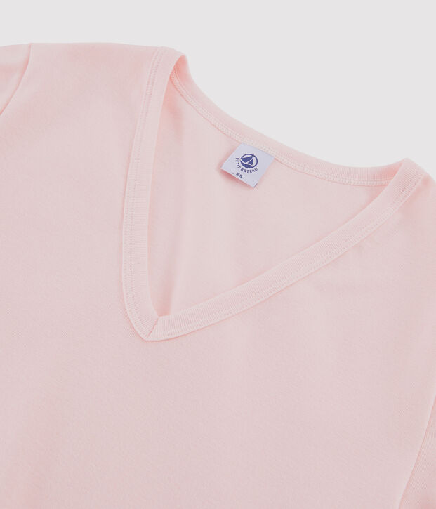Camiseta ic&oacute;nica para mujer rosa