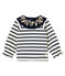 Jersey marinero renovado para bebé niña beige COQUILLE/azul SMOKING CN