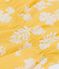 Mono para bebé con estampado hawaiano de popelina amarillo ORGE/blanco MARSHMALLOW