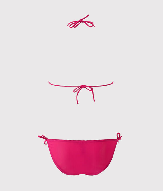Bikini para mujer liso rosa PETUNIA